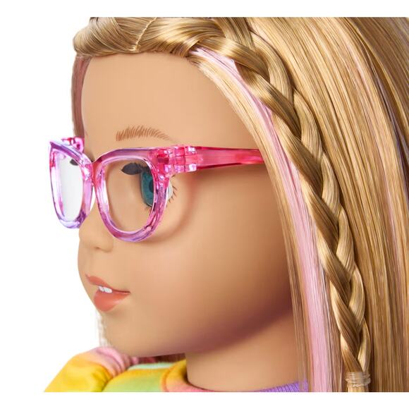 American Girl Of Year Summer Doll In Meet Outfit Eyeglasses Shoes Journal Box - Picture 14 of 16